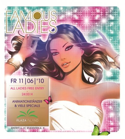 Famous Ladies Werbeplakat