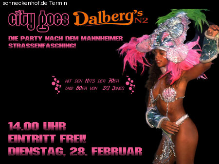 City Goes Dalberg's Werbeplakat