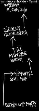 Boogie Cup Party 2010 Werbeplakat