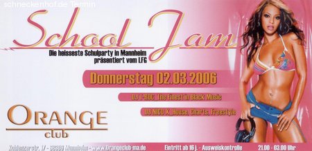 School Jam Werbeplakat