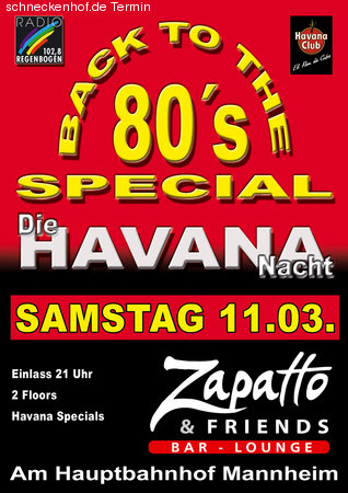 Back to the 80's SPECIAL Werbeplakat