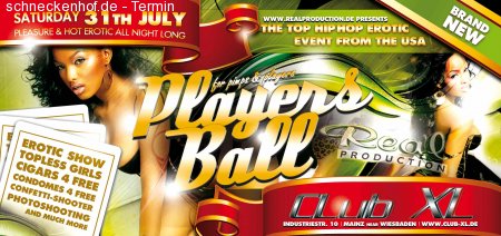 Players Ball Werbeplakat