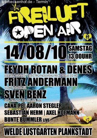 Freiluft Open Air Werbeplakat