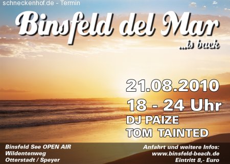 Binsfeld del Mar ...is back Werbeplakat