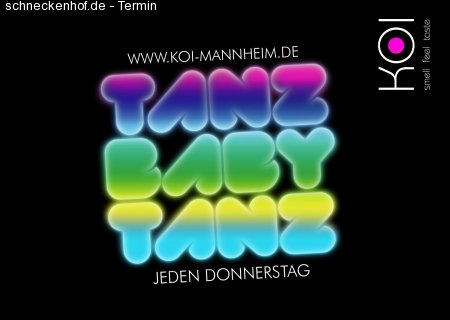 TANZ baby TANZ Semesteropening Werbeplakat