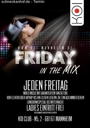 *** FRIDAY in the MIX *** Werbeplakat