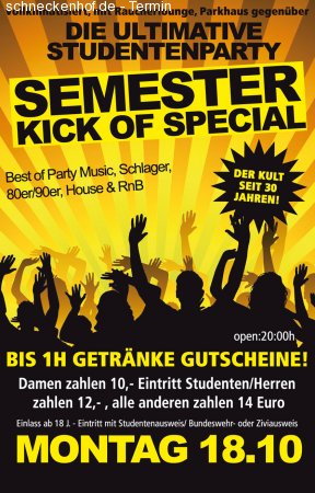 Die ultimative Studentenparty Werbeplakat