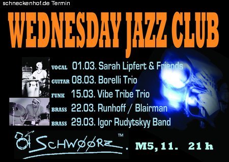 Live Jazz Werbeplakat