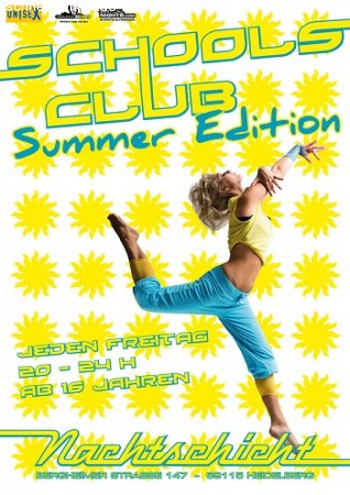 School's Club Werbeplakat