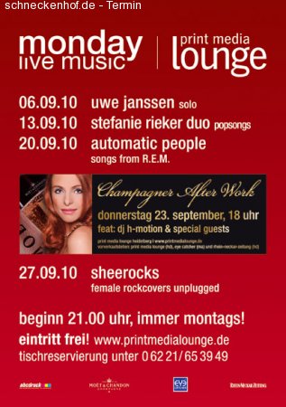 Stefanie Rieker Duo Werbeplakat
