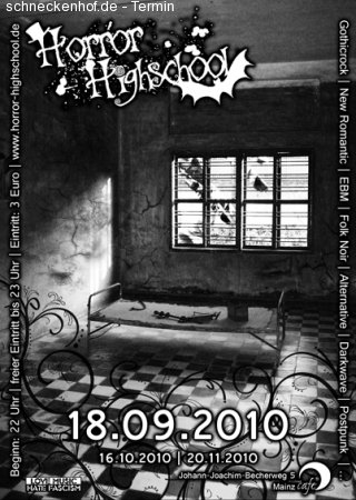 Horror Highschool Werbeplakat