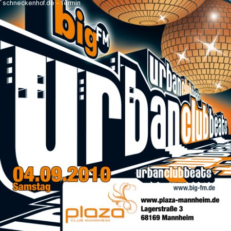 bigFm Urban Clubbeats Werbeplakat