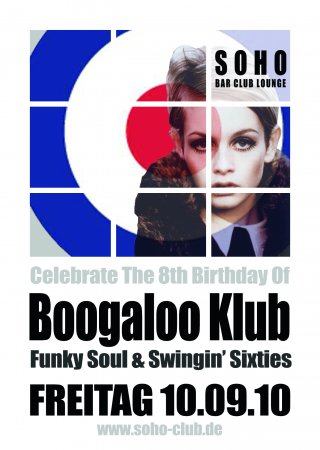 Boogaloo Klub - Revival Werbeplakat