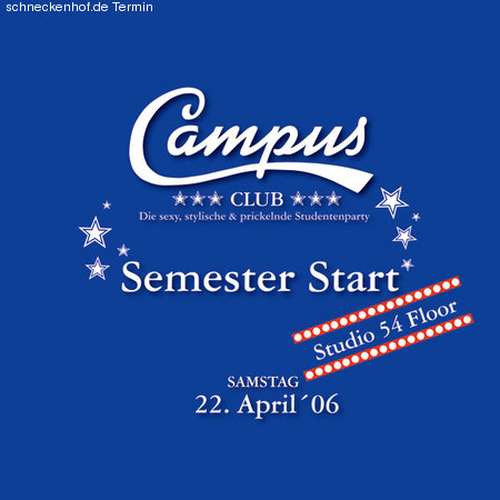 Campus Club XXI Werbeplakat