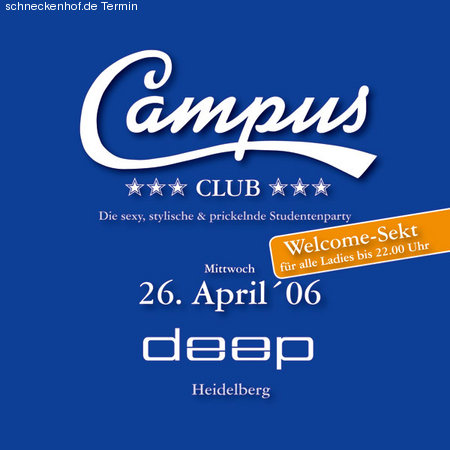 Campus Club XII - ABGESAGT Werbeplakat