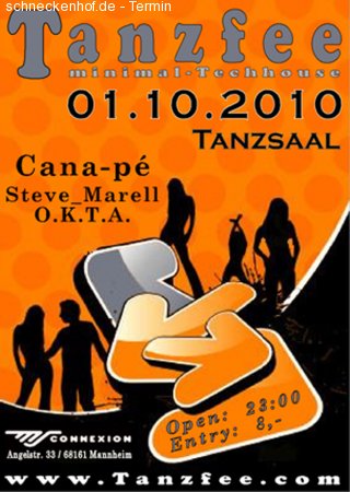 TANZFEE (minimal - Techhouse) Werbeplakat