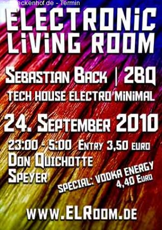 Electronic Living Room Werbeplakat