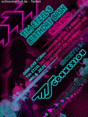 Tim Etzel's Birthday Bash Werbeplakat