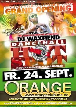 Dancehall Grand Opening Friday Werbeplakat