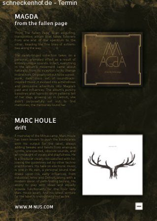 Magda, Marc Houle Tour Werbeplakat