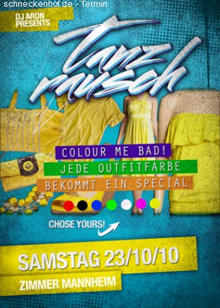 Tanzrausch  Color me bad-Ed Werbeplakat