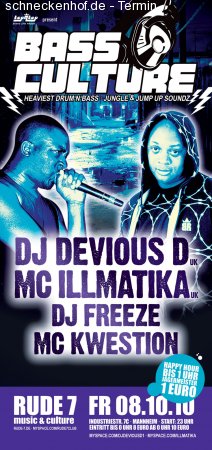 Bass Culture Werbeplakat