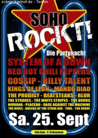 SOHO Rockt! Werbeplakat