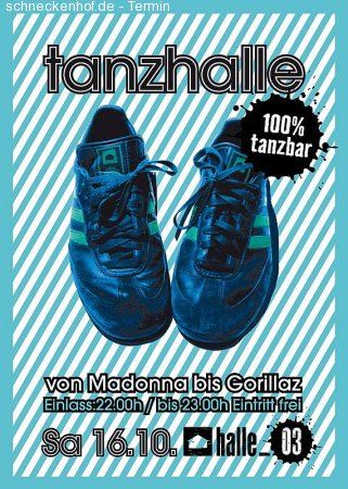 Tanzhalle Werbeplakat