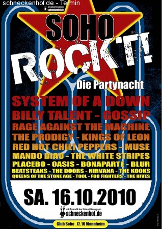 SOHO Rockt! Werbeplakat