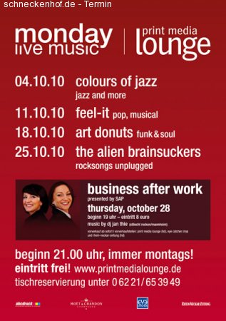 Business After Work Party Werbeplakat