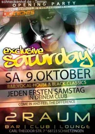Exclusive Saturday Werbeplakat