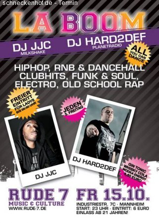 LA BOOM Werbeplakat