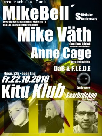 Mike Bells Birthday |Mike Väth Werbeplakat