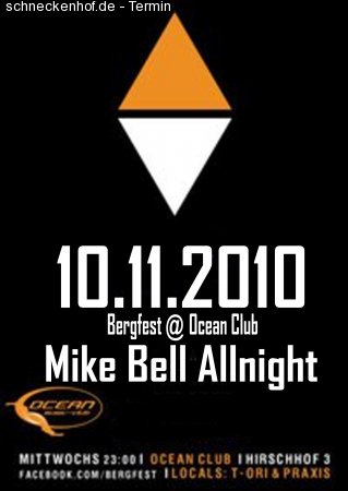 Bergfest mit Mike Bell Werbeplakat