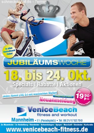Jubiläumswoche Werbeplakat