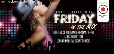 FRIDAY in the MIX - DJ Az Azfy Werbeplakat