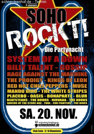 Soho Rockt! Werbeplakat