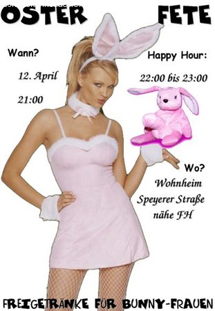 Osterfete Werbeplakat