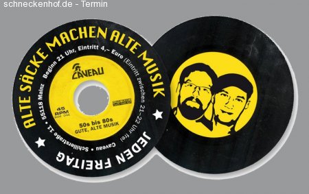 Alte Säcke machen alte Musik Werbeplakat