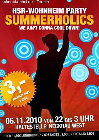 Summerholics Werbeplakat