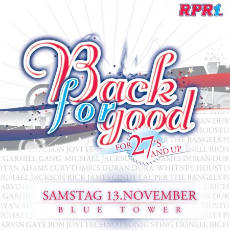 Back For Good - For 27's & Up Werbeplakat