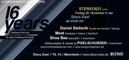 STEREO621 - 16 Years Freebase Werbeplakat