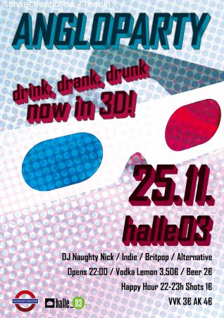 Angloparty Werbeplakat