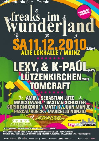 Freaks im Wunderland Werbeplakat