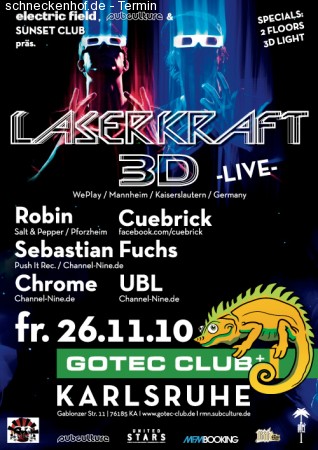 Laserkraft 3D, Cuebrick, Robin Werbeplakat