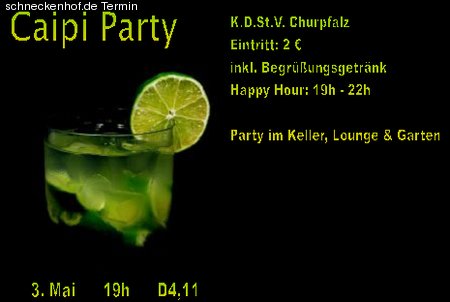 Caipi Party Werbeplakat
