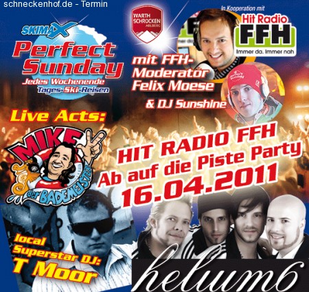Skimax Perfect Sunday Party Werbeplakat