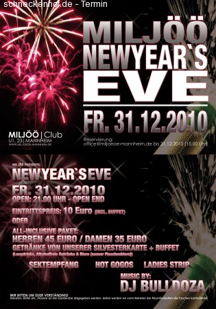 Silvester 2010/2011 Werbeplakat