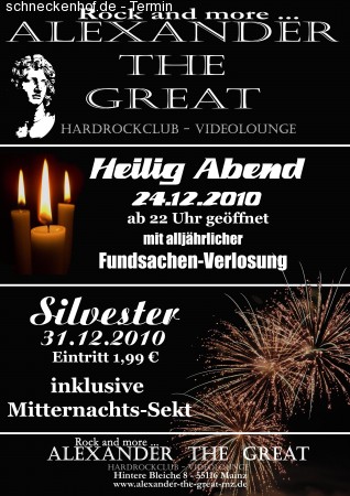 Heilig Abend Werbeplakat