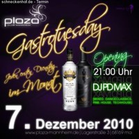 1.Gastro-Tuesday - Gastroparty Werbeplakat